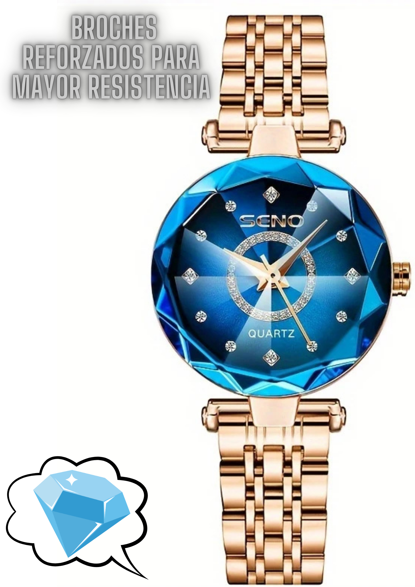 Meibin⌚Reloj de lujo con diamantes⭐⭐⭐⭐⭐