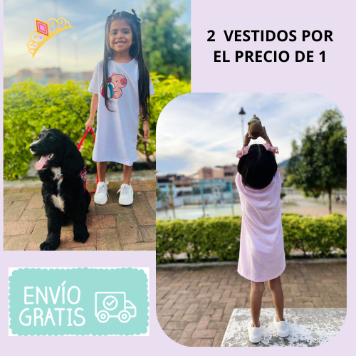 🎀Vestidos mágicos para princesitas👗