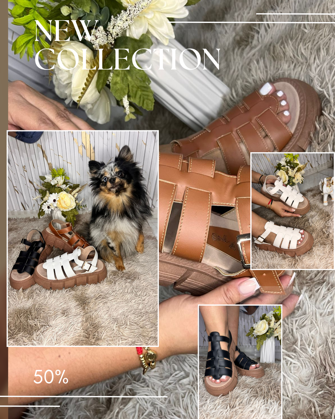 🌹SANDALIAS DE PLATAFORMA CON ESTILO💃