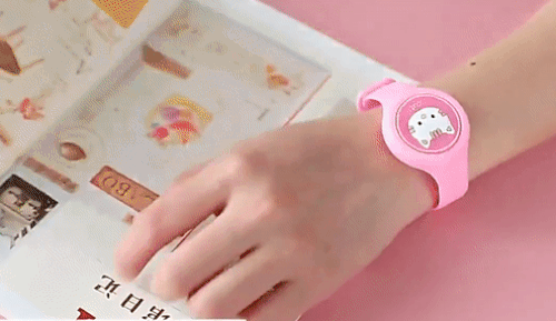 Reloj antimosquitos,🪰 pulsera creativa de silicona repelente👶