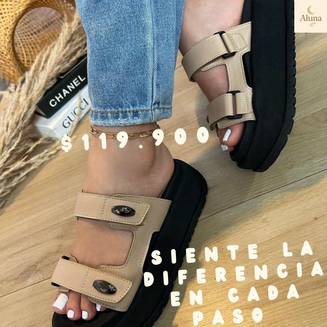 🌙ALUNA NUESTRAS SANDALIAS UNICAS SUPER SUAVES😍