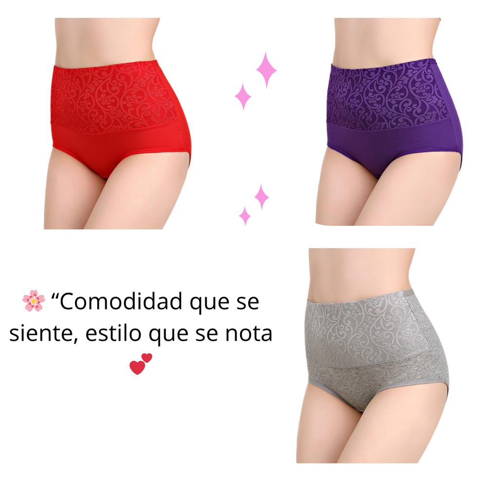 🍁Braguitas de Algodón para Mujer Cintura Alta Reductoras de Abdomen🍁