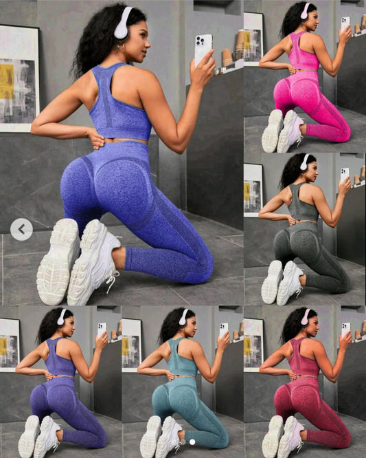 ⛹️‍♀️Conjunto Deportivo Tiró Alto🥇 Levanta Cola Push Up Butterfly 🎀